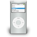 iPod Nano Silver On Icon